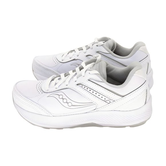 Saucony Womens Echelon Walker 3 Walking Shoes, White, Size 6 Wide - Picture 4 of 6